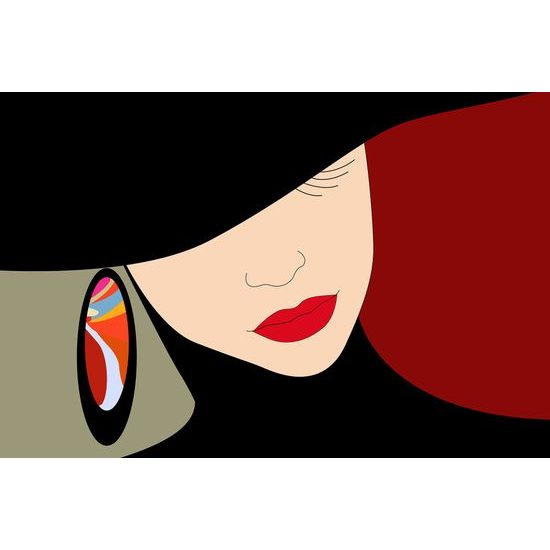 Obraz elgantnost ženy