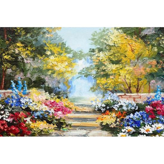 Obraz malebný kout parku