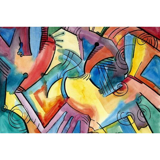 Tapeta jedinečnost abstraktního umění