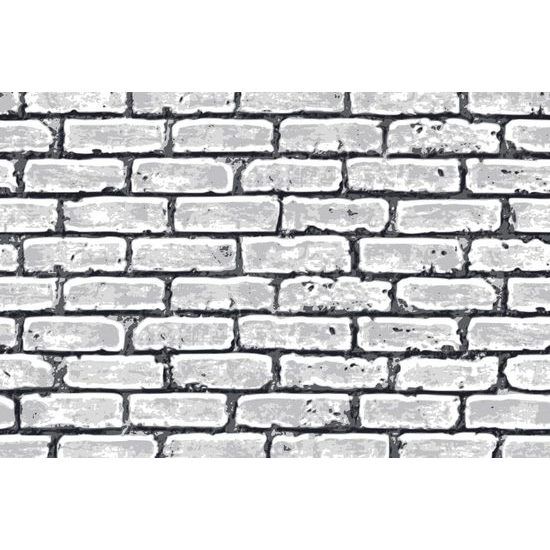 Tapeta šedá cihlová zeď