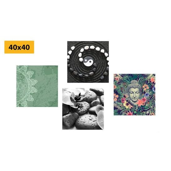 Set obrazů harmonie klidu