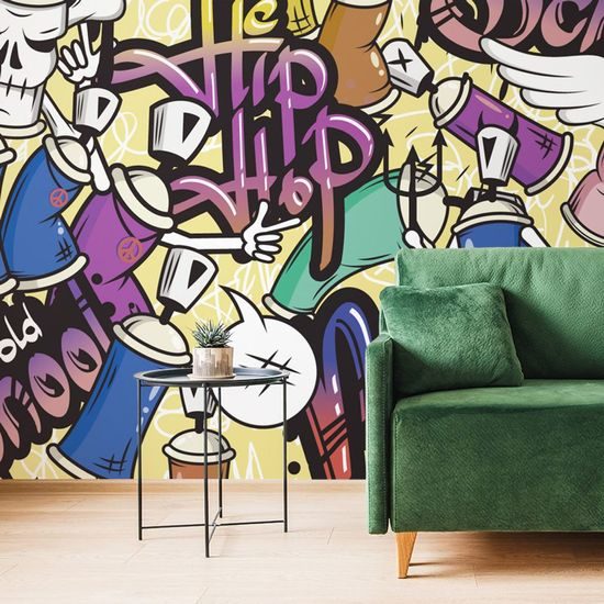Samolepící tapeta zajímavé graffiti