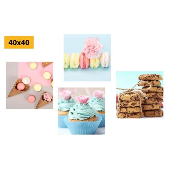 Set obrazů sladká odměna