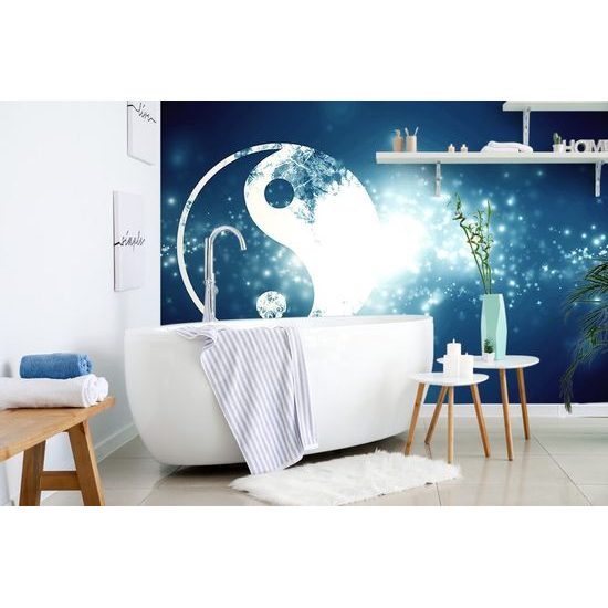Samolepící tapeta Jin a Jang na kouzelném pozadí