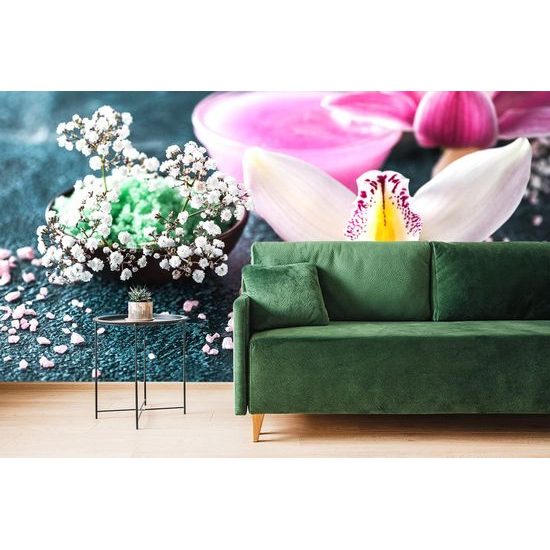 Fototapeta zátiší s krásnou orchidejí