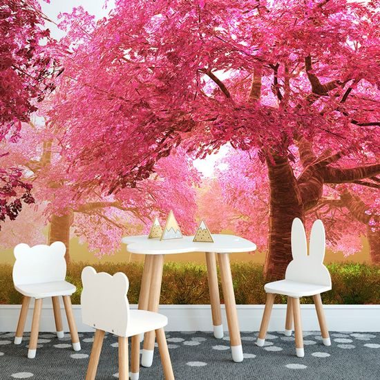 Nádherná fototapeta třešňové stromy