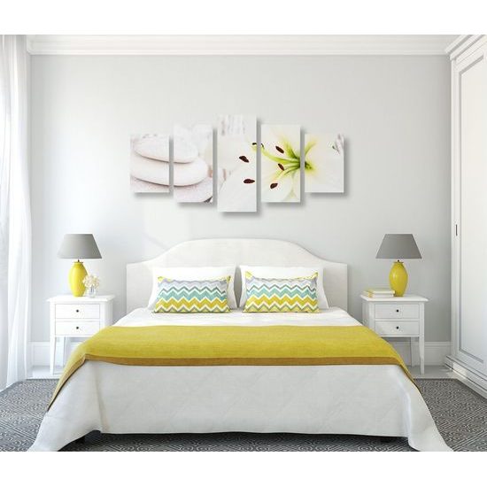 5-dílný obraz Feng Shui zátiší