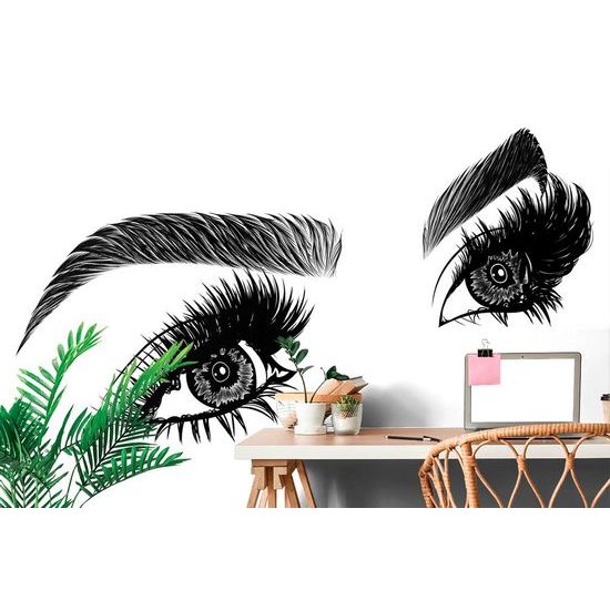 Samolepící tapeta nádherné ženské oči