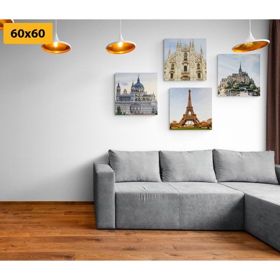 Set obrazů impozantní architektura