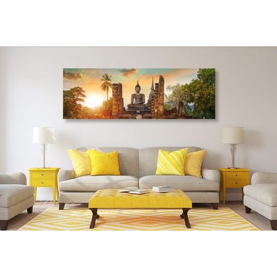 Obraz Buddha v historickém parku Sukhothai