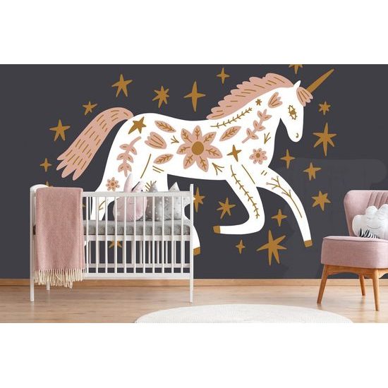 Samolepící tapeta kouzelný jednorožec v zajímavém provedení