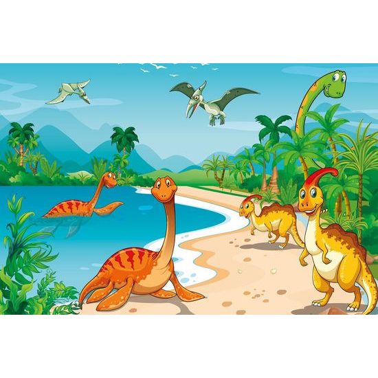 Tapeta šťastné dinosauři
