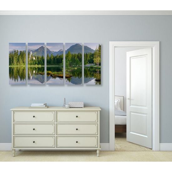 5-dílný obraz pravá Kanadská příroda