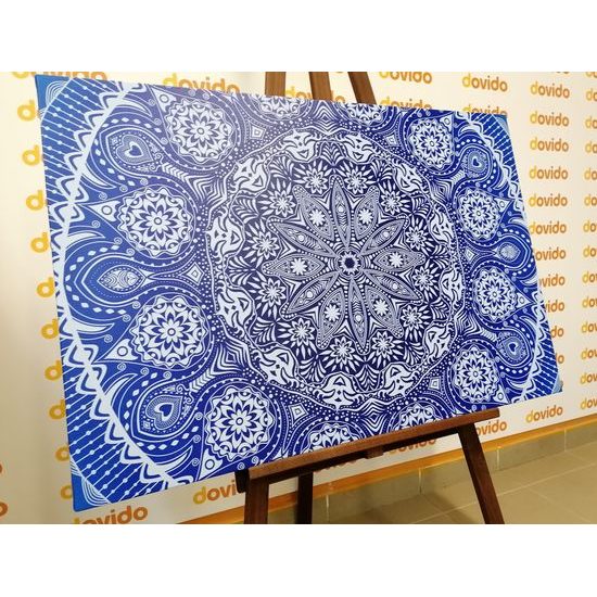 Obraz modrá luxusní Mandala