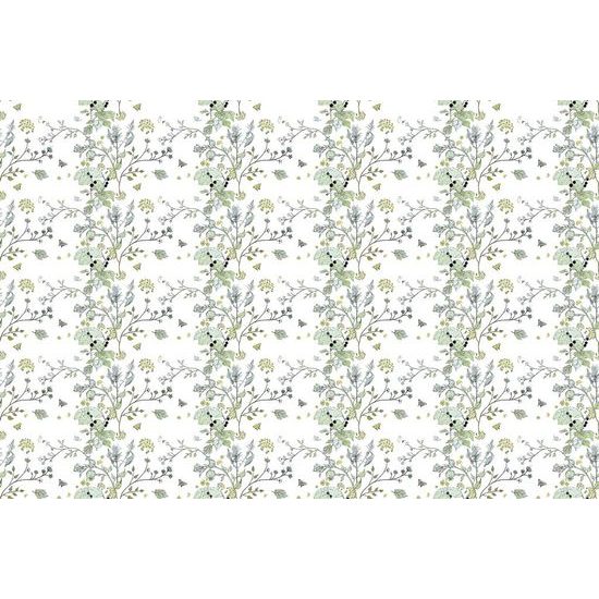 Samolepící tapeta větvičky keřů na světlém pozadí