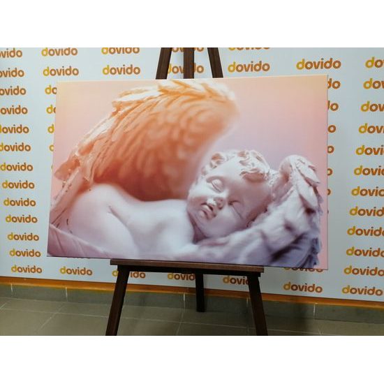 Obraz soška spící andílek