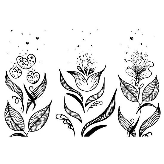 Tapeta něžné folklórní ornamenty