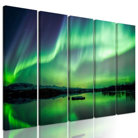 5-dílný obraz nádherné přírodní divadlo