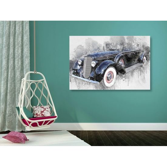 Obraz abstraktní auto