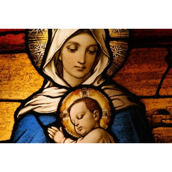 Obraz Ježíšek v náručí Panny Marie