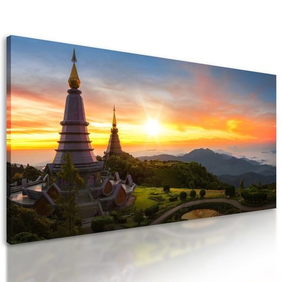 Obraz krásy Thajských hor