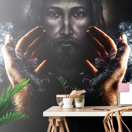 Samolepící tapeta lidská důvěra v Ježíše