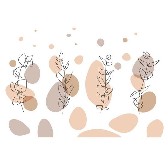 Tapeta něžné rostlinky