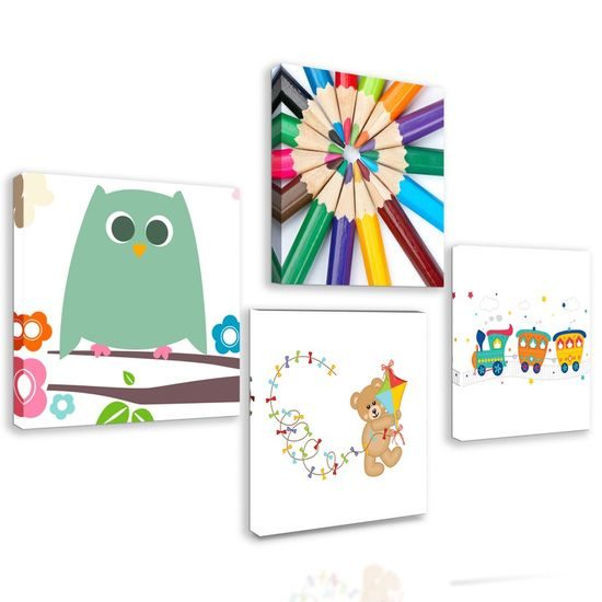 Set obrazů ve veselém provedení