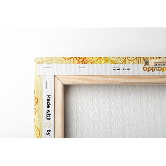 Obraz krásná etnická Mandala ve zlatém provedení