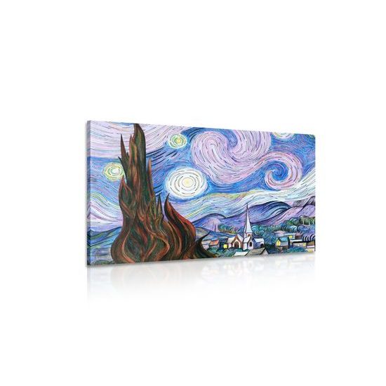 Obraz imitace Hvězdné noci od Van Gogha