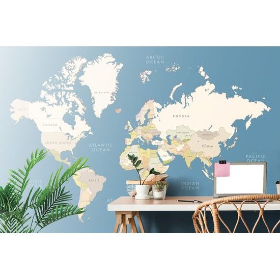 Tapeta klasická vintage mapa