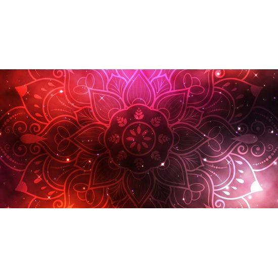 Obraz Mandala s vesmírným pozadím