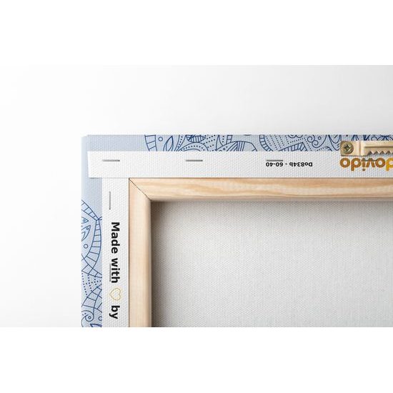 Obraz světle modrá orientální Mandala