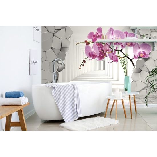 Samolepící tapeta jedinečná orchidej