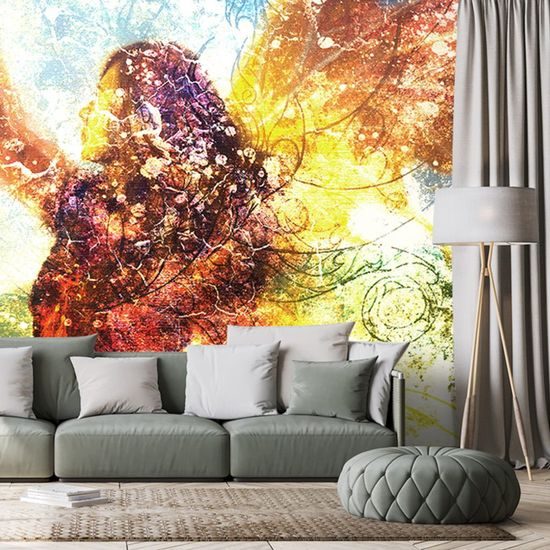 Tapeta neobyčejná malba ženy