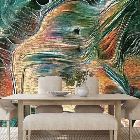 Samolepící tapeta abstrakce v psychedelickém provedení