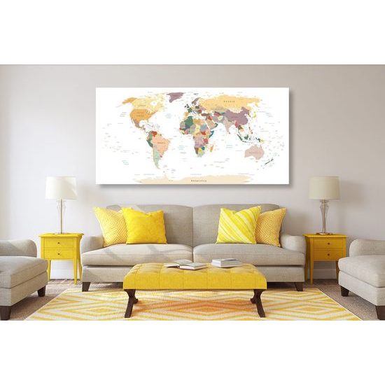 Obraz klasická mapa