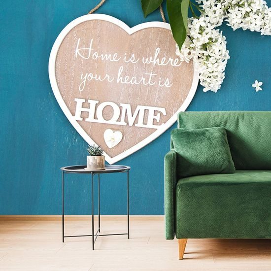 Samolepící fototapeta krásné srdce s citátem