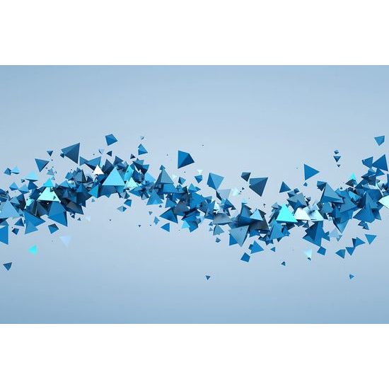 Tapeta vznášející se modré jehlany