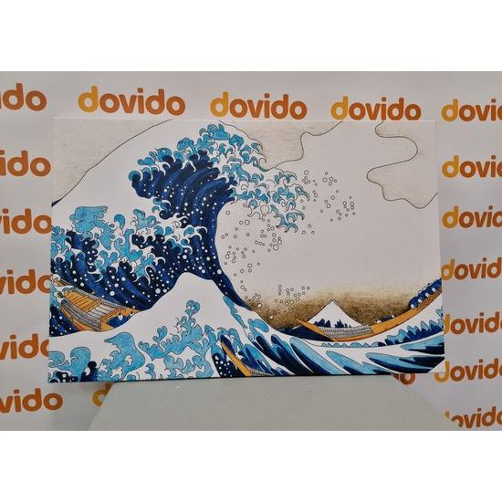 Obraz imitace Velké vlny z Kanagawa - K. Hokusai