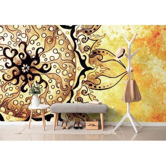 Tapeta Mandala s vintage nádechem