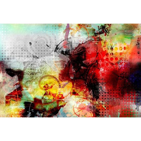 Tapeta stylová kombinace tvarů