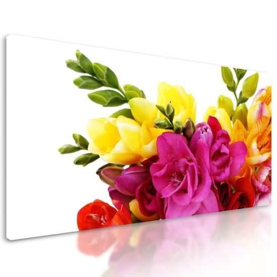 Obraz pestrobarevná kytice