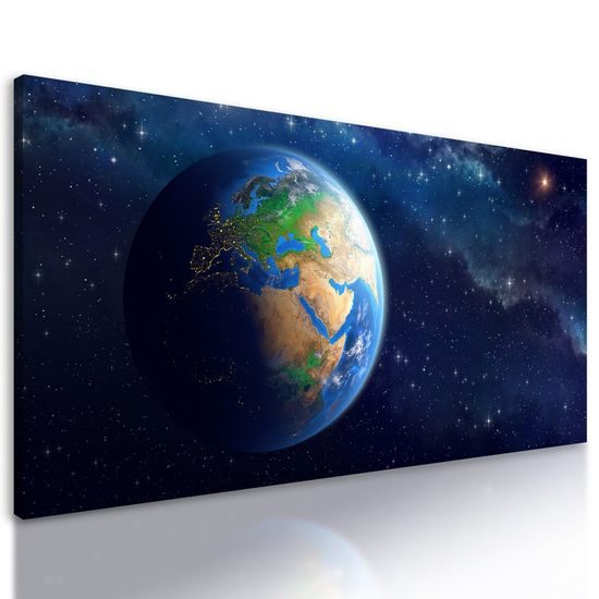 Obraz vesmírný pohled na planetu Zemi