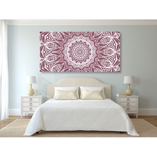 Obraz nekonečná Mandala v růžovém provedení