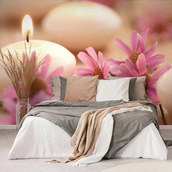 Fototapeta romantické zátiší se svíčkami