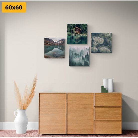 Set obrazů sychravé počasí