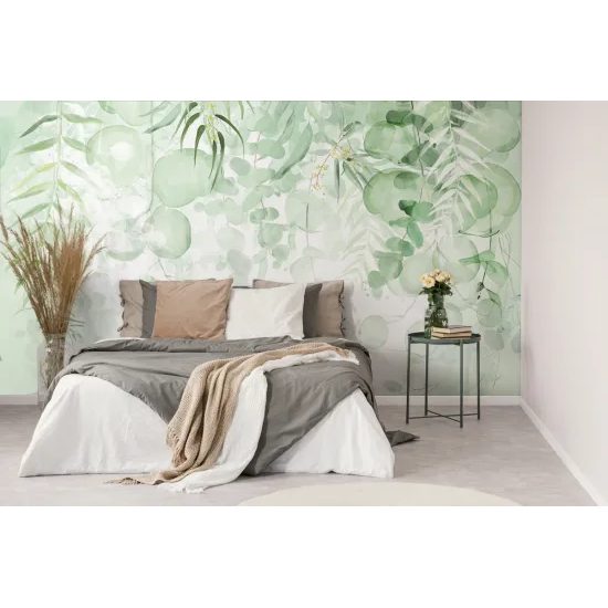 Samolepící tapeta něžné tropické listy