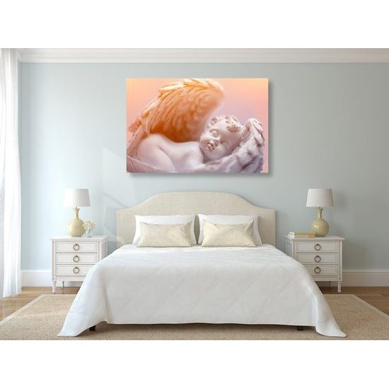 Obraz soška spící andílek