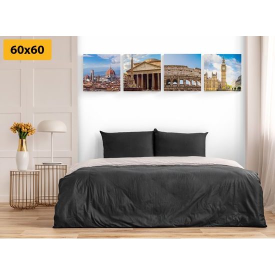 Set obrazů historické památky